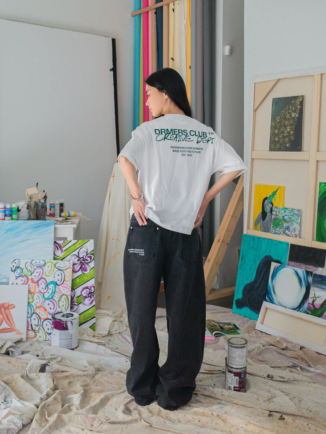 BUTTERFLY TEE - BLACK