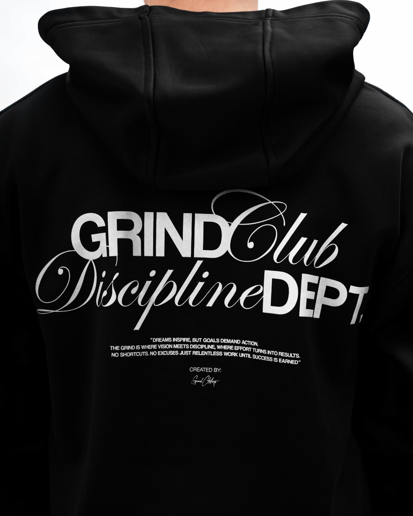 GRIND HOODIE PREMIUM - BLACK