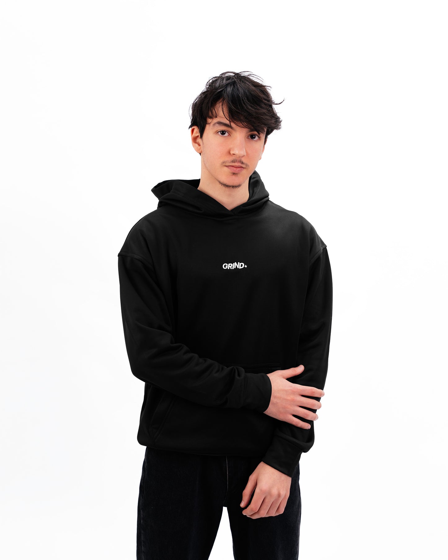 GRIND HOODIE PREMIUM - BLACK
