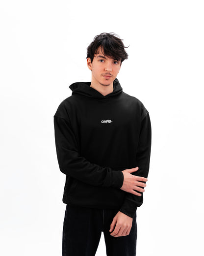 GRIND HOODIE PREMIUM - BLACK