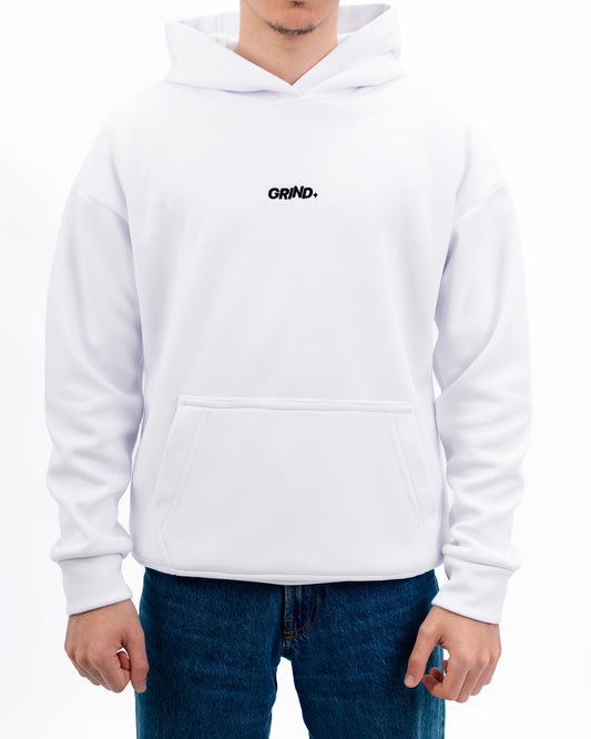GRIND HOODIE PREMIUM - WHITE