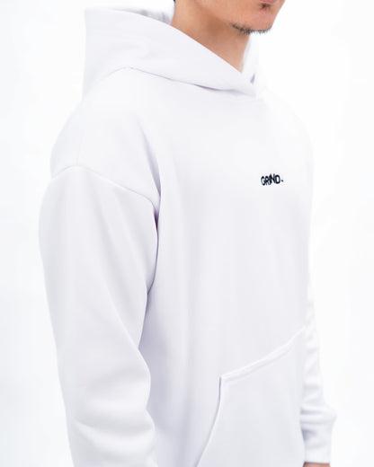 GRIND HOODIE PREMIUM - WHITE