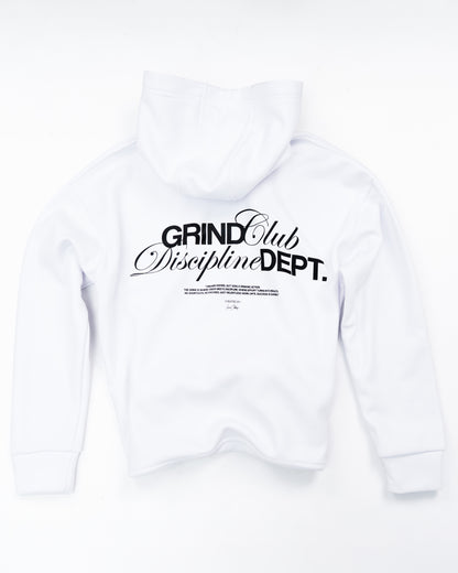 GRIND HOODIE PREMIUM - WHITE