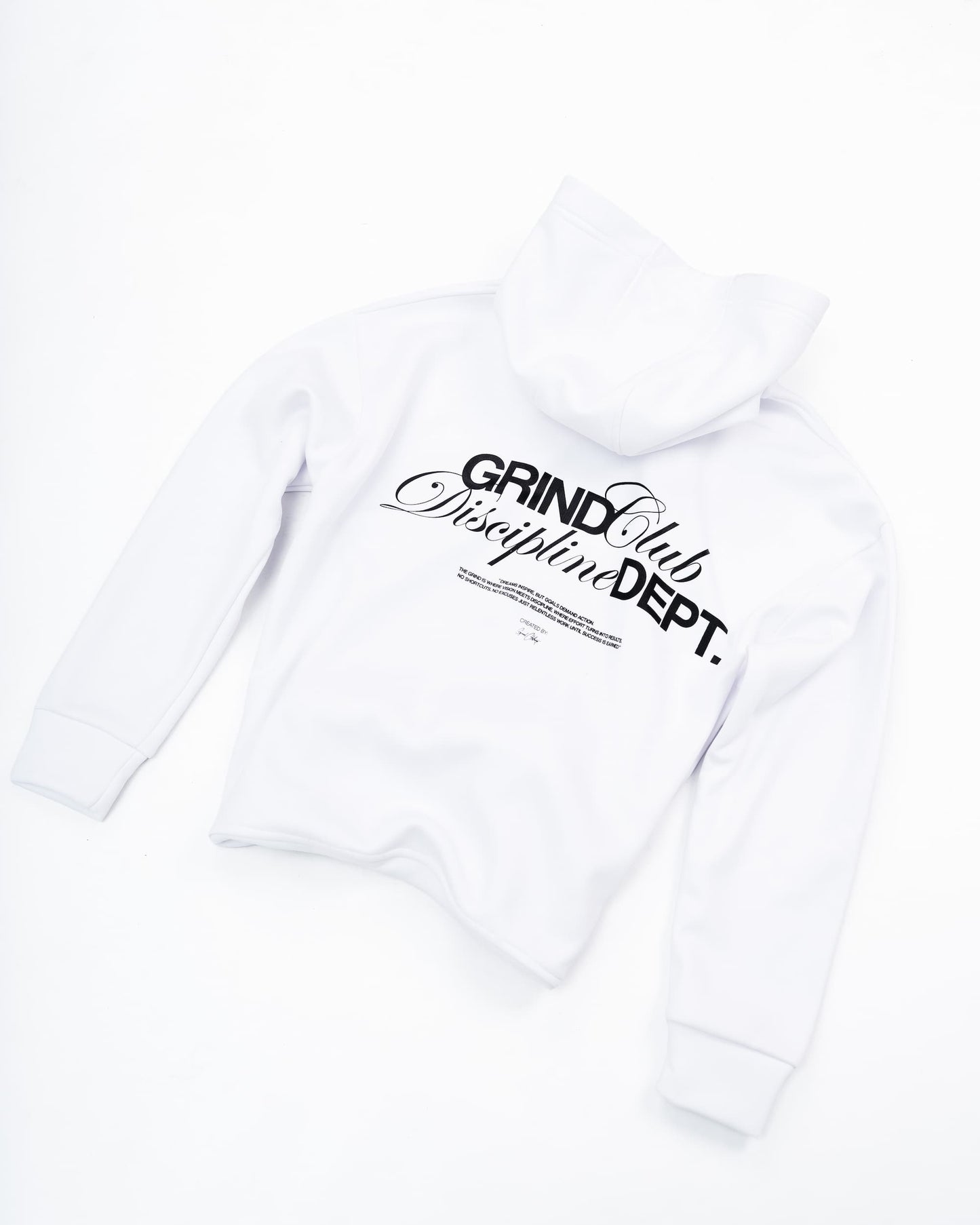 GRIND HOODIE PREMIUM - WHITE