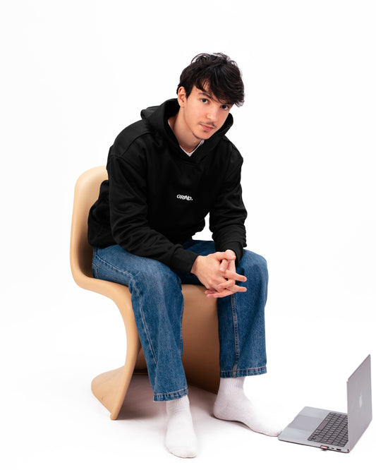 GRIND HOODIE PREMIUM - BLACK