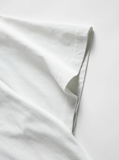 VINTAGE STRIPED POLO SHIRT - SKY BLUE