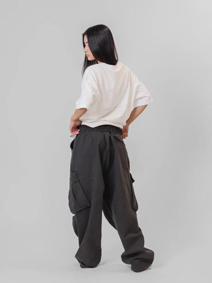 STRIPED POLO TEE - ESPRESSO